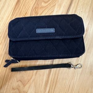 Vera Bradley 🍒 All In One Wristlet Wallet Navy Blue